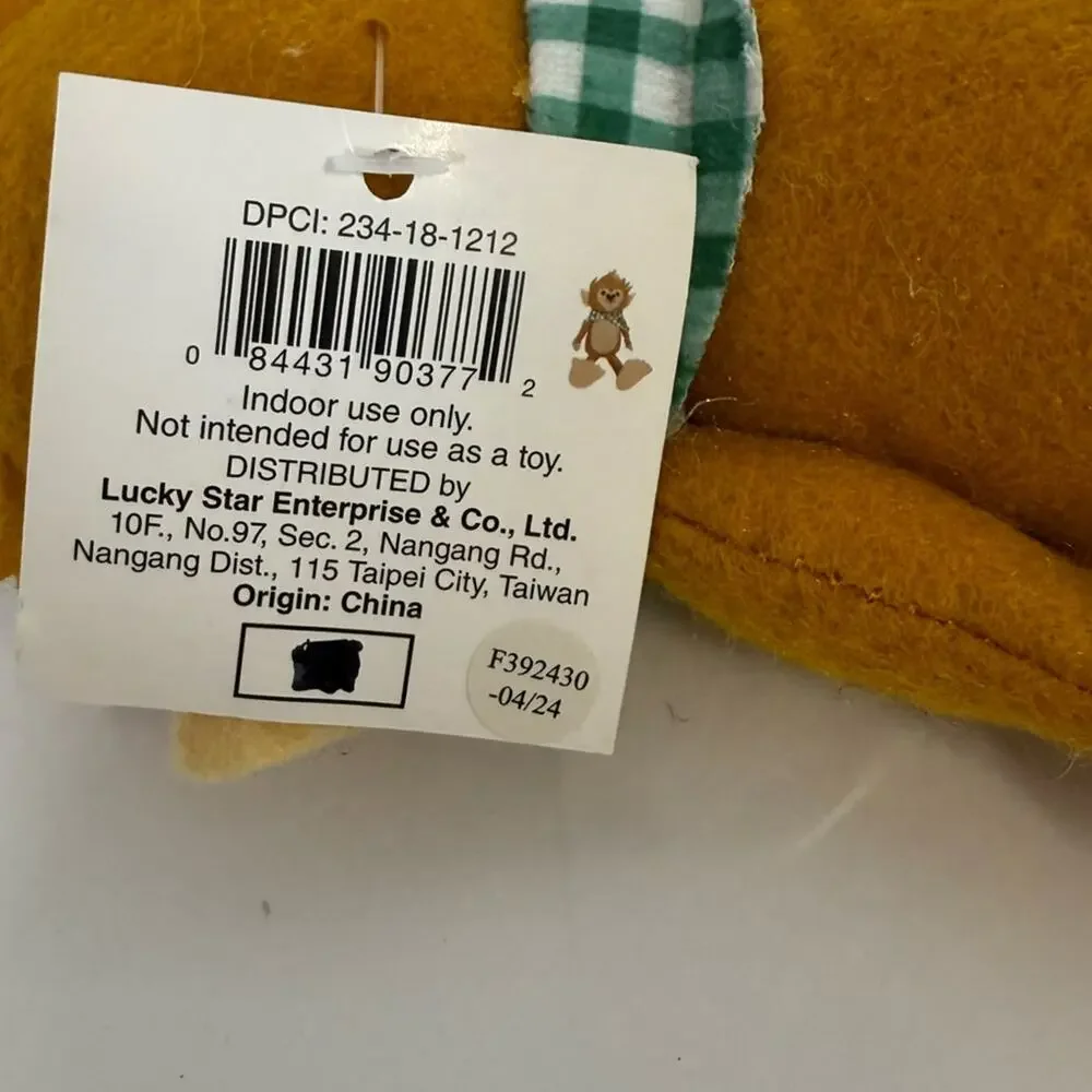 Bigfoot Sasquatch Plush Decor Fabric Figural NEW